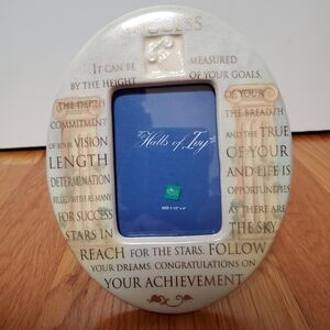 Halls of Ivy Success Photo Frame 2.5" x 4"